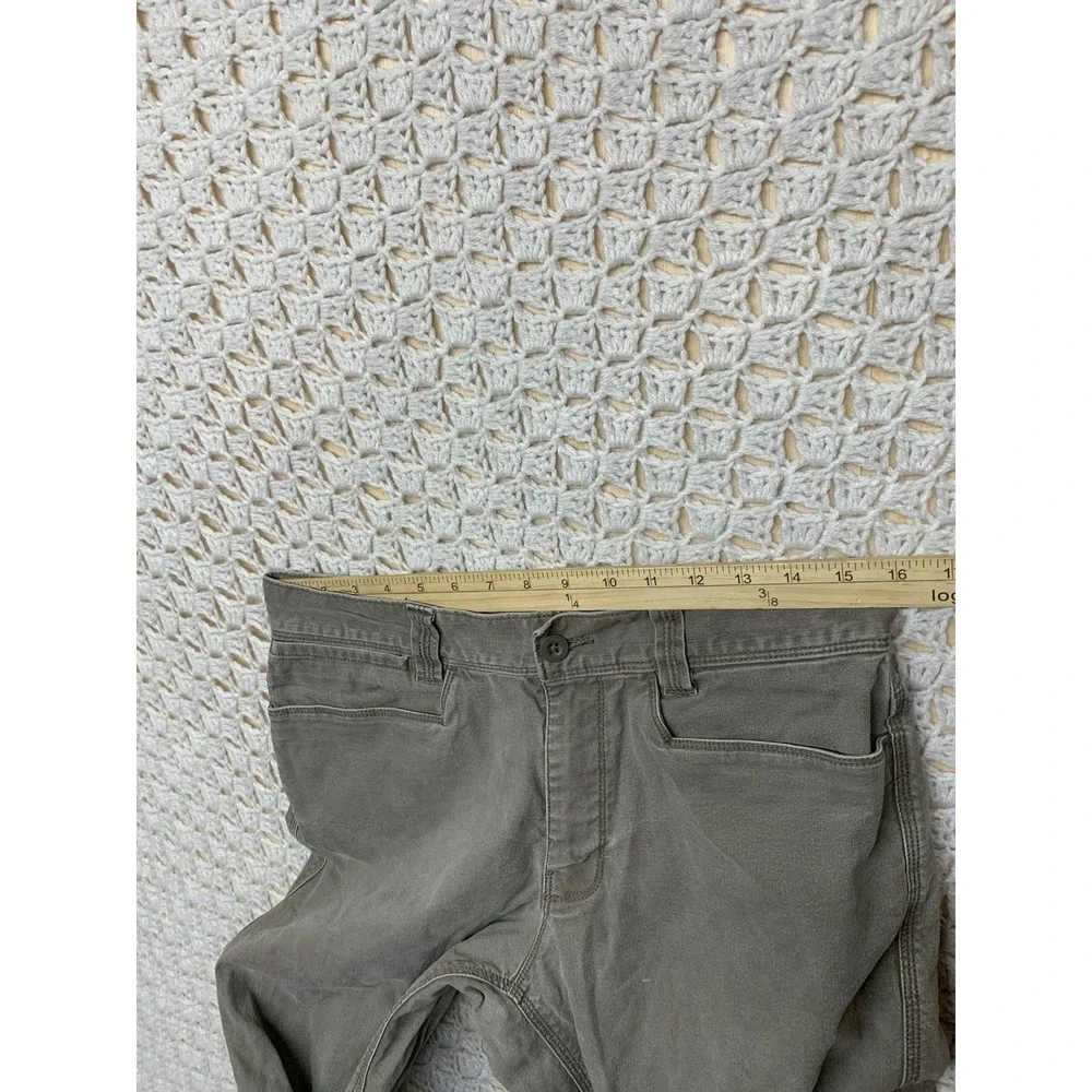 The North Face Mens‎ Canvas Jeans Mens 32 X30 Gray 4 Pocket Outdoor Hiking Work